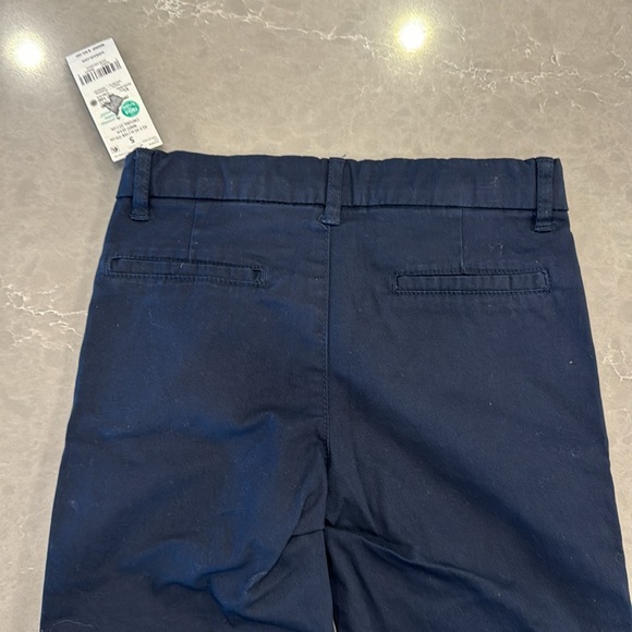 Size 5 Oshkosh B’Gosh navy blue uniform flat-front pants w/ adjustable waist - Picture 5 of 5